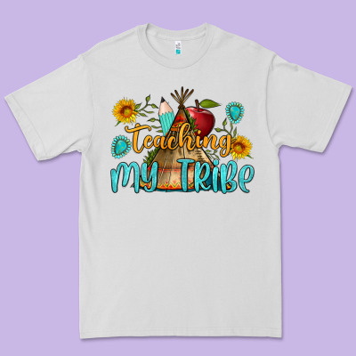 Teaching My Tribe Premium Tee Designed By Bundleandbundleshop