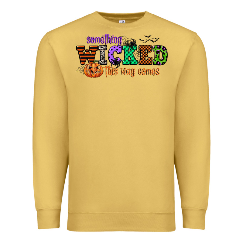 Something Wicked This Way Comes Premium Sweatshirt by CowGirlArtShop | Teevron