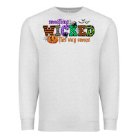 Oatmeal Heather something wicked this way comes Premium Sweatshirt - CowGirlArtShop