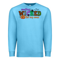 Ocean Blue something wicked this way comes Premium Sweatshirt - CowGirlArtShop