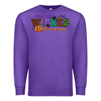 Purple something wicked this way comes Premium Sweatshirt - CowGirlArtShop