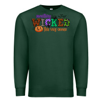Sports Green something wicked this way comes Premium Sweatshirt - CowGirlArtShop