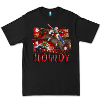 Black rodeo christmas howdy Premium Tee - AdoDesignShop