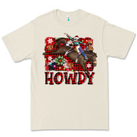 Rodeo Christmas Howdy Premium Tee | Teevron