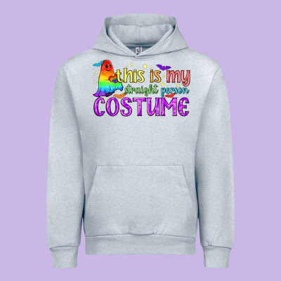 This Is My Straight Person Costume Pride Lgbtq Urban Hoodie Designed By Bundleandbundleshop
