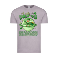 Vintage Zinc lucky world tour st. patrick's day Vintage Tee - MaliasSmallBusiness