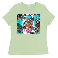 Matcha race heart Ladies Tee - AdoDesignShop