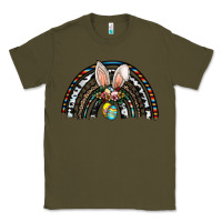 Army Green easter rainbow Classic Tee - CowhideDigitalArt