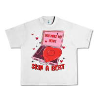Lunar Rock heart record player Urban Heavy Tee - MaliasSmallBusiness