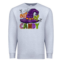 Heather Grey out of candy Premium Sweatshirt - CowGirlArtShop
