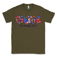 Army Green 4th of july nursing administrator Classic Tee - NancyCooperArtShop
