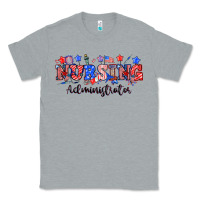 Heather Grey 4th of july nursing administrator Classic Tee - NancyCooperArtShop