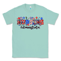 Seafoam 4th of july nursing administrator Classic Tee - NancyCooperArtShop