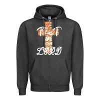 Charcoal Heather Trust In The Lord Zipper Hoodie - Bettercallsaul