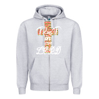Heather Grey Trust In The Lord Zipper Hoodie - Bettercallsaul