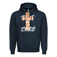 Navy Trust In The Lord Zipper Hoodie - Bettercallsaul