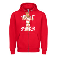 Red Trust In The Lord Zipper Hoodie - Bettercallsaul
