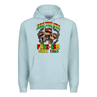 Blue Mist juneteenth free ish since 1865 Premium Hoodie - CowGirlArtShop