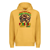Mustard juneteenth free ish since 1865 Premium Hoodie - CowGirlArtShop
