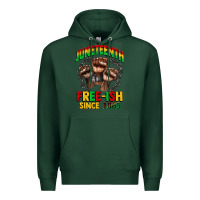 Sports Green juneteenth free ish since 1865 Premium Hoodie - CowGirlArtShop