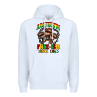 White juneteenth free ish since 1865 Premium Hoodie - CowGirlArtShop