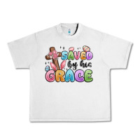 Saved By His Grace Urban Heavy Tee | Teevron