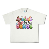 Pistachio saved by his grace Urban Heavy Tee - MaliasSmallBusiness