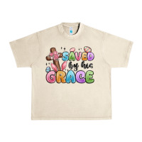 Sandshell saved by his grace Urban Heavy Tee - MaliasSmallBusiness