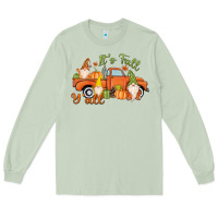Matcha It's Fall Y'all Gnome Long Sleeve Tee - MaliasSmallBusiness