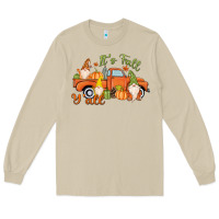 Mushroom It's Fall Y'all Gnome Long Sleeve Tee - MaliasSmallBusiness