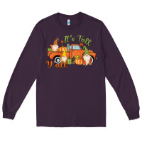 Plum It's Fall Y'all Gnome Long Sleeve Tee - MaliasSmallBusiness