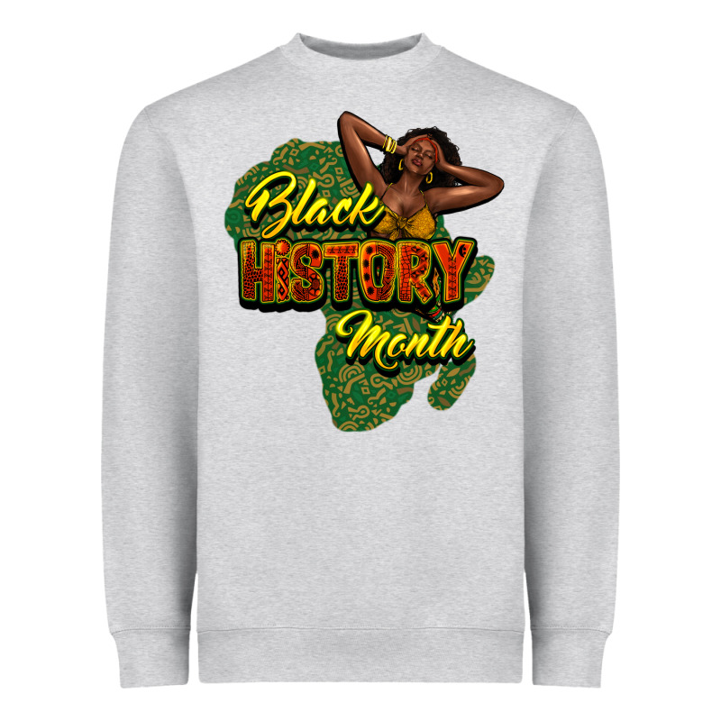 Black History Month Heavyweight Sweatshirt by NancyCooperArtShop | Teevron