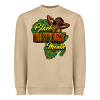 Mushroom black history month Heavyweight Sweatshirt - NancyCooperArtShop