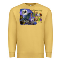 Antique Gold something wicked this way comes Premium Sweatshirt - CowGirlArtShop