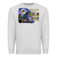 Dove Grey something wicked this way comes Premium Sweatshirt - CowGirlArtShop