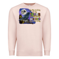Pale Pink something wicked this way comes Premium Sweatshirt - CowGirlArtShop