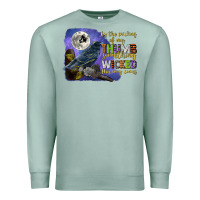 Seafoam something wicked this way comes Premium Sweatshirt - CowGirlArtShop