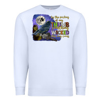 White something wicked this way comes Premium Sweatshirt - CowGirlArtShop