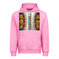 Fuchsia Pink baseball with sunflower and gemstone tumbler Urban Hoodie - BundleAndBundleShop