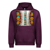 Mauve Wine baseball with sunflower and gemstone tumbler Urban Hoodie - BundleAndBundleShop