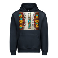 Navy baseball with sunflower and gemstone tumbler Urban Hoodie - BundleAndBundleShop