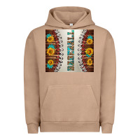 Pigment Burro baseball with sunflower and gemstone tumbler Urban Hoodie - BundleAndBundleShop