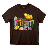 Chocolate Brown the hunt is on Heavy Core Tee - AdoDesignShop
