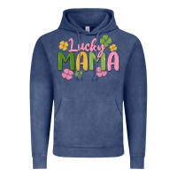 Vintage Denim lucky mama Vintage Hoodie - MaliasSmallBusiness