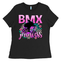Black bmx princess Ladies Tee - AdoDesignShop