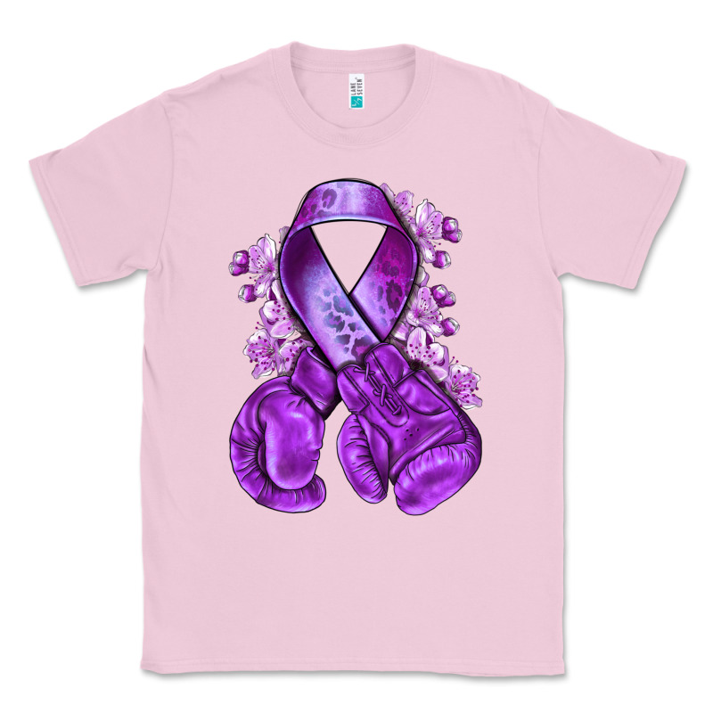 Domestic Violence Warrior Purple Ribbon Classic Tee by NancyCooperArtShop | Teevron