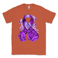 Copper Domestic Violence Warrior purple ribbon Classic Tee - NancyCooperArtShop