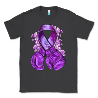 Smoke Domestic Violence Warrior purple ribbon Classic Tee - NancyCooperArtShop