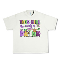 Pistachio this girl needs a drink Urban Heavy Tee - MaliasSmallBusiness