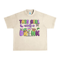 Sandshell this girl needs a drink Urban Heavy Tee - MaliasSmallBusiness